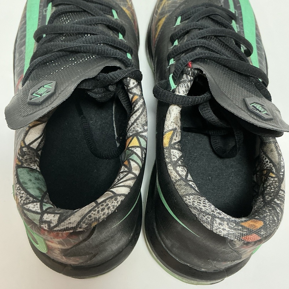 Nike KD 6 All Star Gumbo League Illusion 599477-900 Green Glow/Black Size 4.5Y - Picture 5 of 7